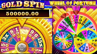 BIG WIN on Wheel of Fortune Triple Gold Slot | Massive Gold Spin Jackpot! Video