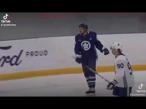 #Leafs Nick Robertson Scores Crazy Goal