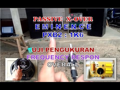 EMINENCE PXB2: 1K6 - PASSIVE CROSSOVER [11] | MEASUREMENT TEST FREQUENCY RESPONSE