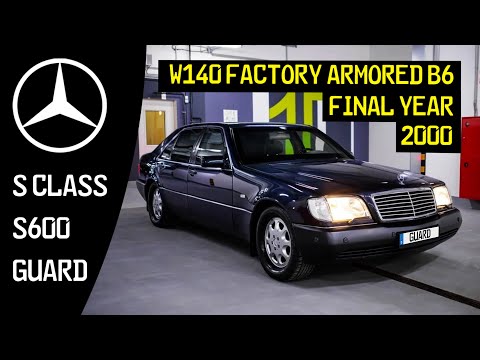 2000 Mercedes Benz S600 factory armored B6, W140 #w140 #sclass #mercedes