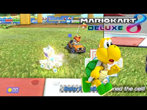 Mario Kart 8 Renegade Roundup as Baby Daisy and Baby Rosalina (KOOPA'S CLUTCH CATCH!)