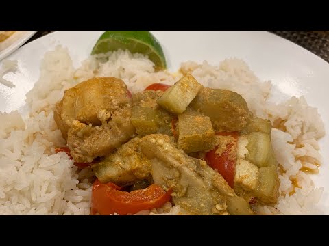 Curry in the Instant Pot: Red Curry, Cod, Eggplant,...