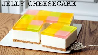 좋아하는 음료수로 꼭 만들어 보자 젤리 케이크/ Jelly Coconut Cheesecake (No Bake)