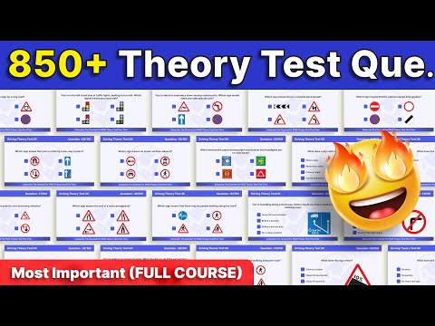 850+ UK Driving Theory Test LATEST Questions (FULL COURSE) | Theory Test 2025 UK | PASS First Time