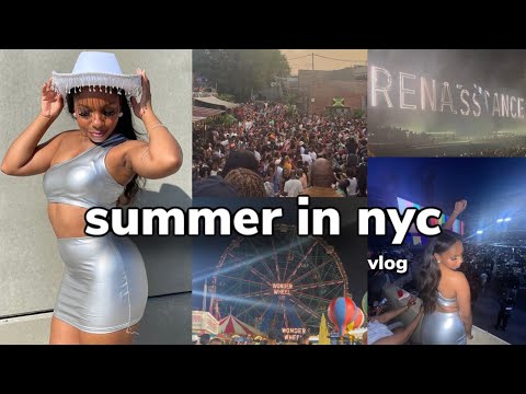 NYC VLOG: Everyday People, Coney Island and Beyoncé Renaissance Concert 👽✨