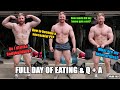 FULL DAY OF EATING & Q+A - VLOG 102