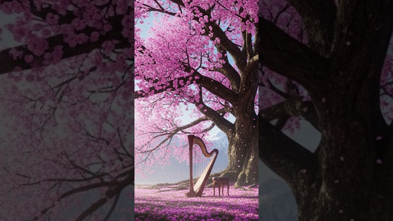 心を静め体を休める 癒しのハープ - ハープの音色が心地いい ヒーリングミュージック α波, 自律神経を整える音楽, 睡眠音楽, リラックスハープ音楽, 1/fのゆらぎ #shorts #harp