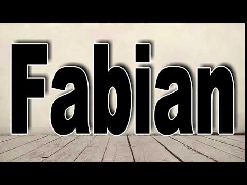 How to Pronounce Fabian