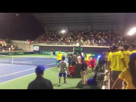 Cancha principal Tenis Barranquilla - Copa Davis