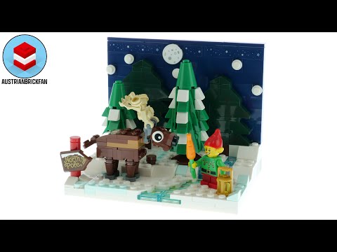 Vidéo LEGO Saisonnier 40484 : Le jardin du Père Noël