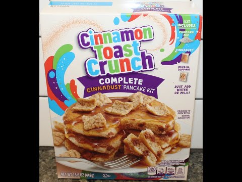 YouTube video about: How to make cinnamon toast crunch pancakes?