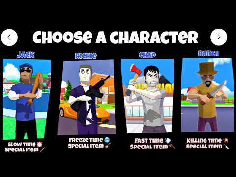 Every Character Unlock Mission Complete in Dude Theft Wars !!! 😍🥰