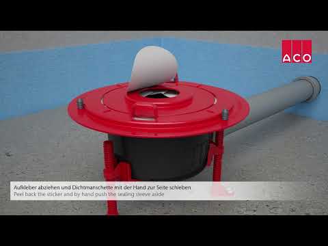 ACO Easyflow+ Installation | Einbau Sanitärablauf Easyflow+