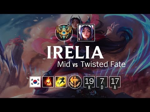 Irelia Mid vs Twisted Fate - KR Challenger Patch 8.10