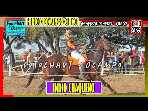INDIO CHAQUEÑO General Pinedo CH 12 10 2025