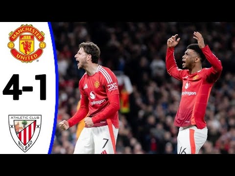 Manchester United vs Athletic Club 4-1 All Goals & HIGHLIGHTS | Man United V Ath Bilbao
