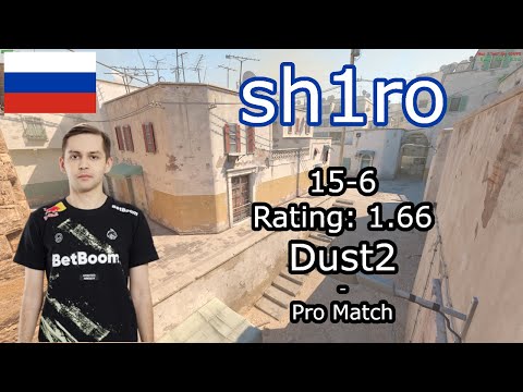 sh1ro Demo (15-6) Spirit vs Eternal Fire (Dust2) POV | BLAST Bounty 2025 Season 1 Finals