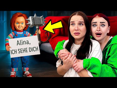 1 NACHT mit CHUCKY & ALLEN anderen HORROR-PUPPEN 😱🪓 (größter Fehler)