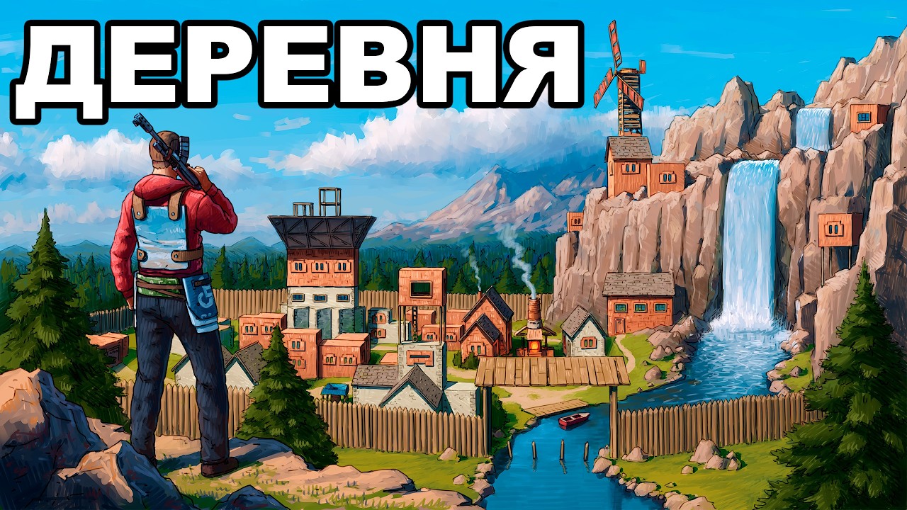 МОЯ "ИНОСТРАННАЯ ДЕРЕВНЯ" против ВСЕГО СЕРВЕРА в РАСТ / RUST