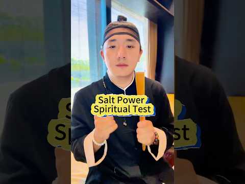 Salt Power Spiritual Test #fengshui #energy#ritual#spiritualprotection