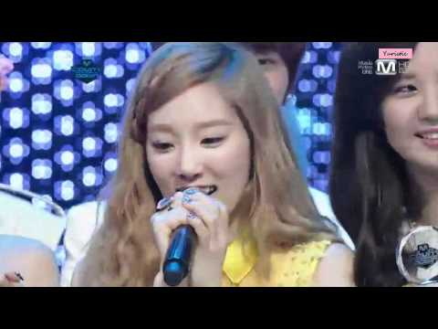 120524 SNSD-TaeTiSeo won M!Countdown (winning speech)