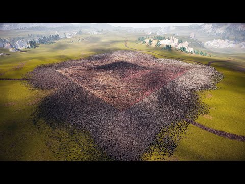 Roman army, catapults and archers vs  Persians, Sparans and trolls Ultimate Epic Battle Simulator 2