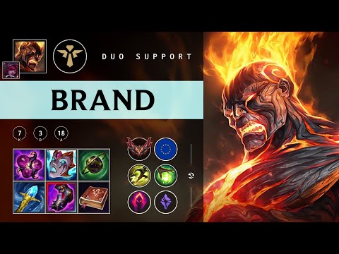 Brand Support vs Nautilus - EUW Grandmaster Patch 25.24