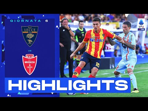 Lecce-Monza 1-1 | Arriva il primo punto per il Monza: Gol e Highlights | Serie A TIM 2022/23