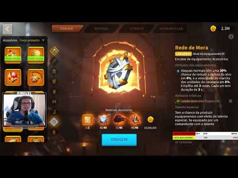 ⚔️Forjei mais uma planta LENDÁRIA! Adaga oculta RISE OF KINGDOMS Kindzel