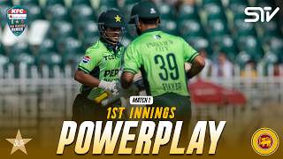 1st Innings Powerplay | Pakistan vs Sri Lanka | Match 1 | ODI Tri-Series 2026 | 