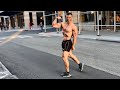 The Aussie Adonis Performs Raw NYC Classic Street Posing