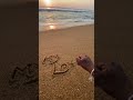 My Love Written on a Sandy Beach with Ocean Views