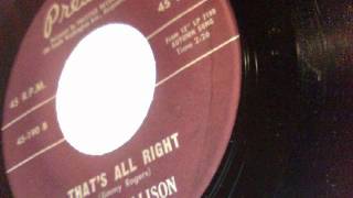 that's all right - mose allison - prestige 1959