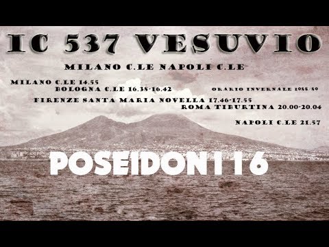 IC 537 VESUVIO Milano C.le Napoli C.le Orario Invernale 1988/89