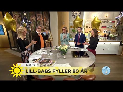 Grattis Lill-Babs 80 år – "Hon har inget emot att vi äter upp hennes tårta" - Nyhetsmorgon
