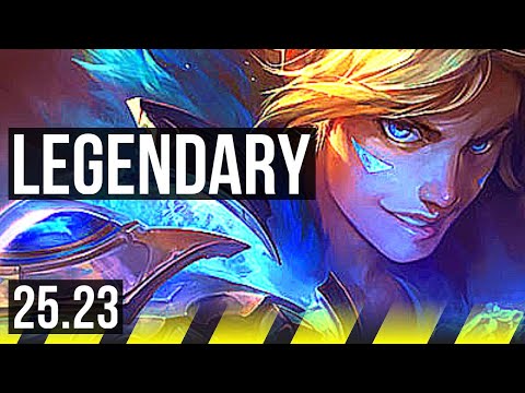EZREAL & Trundle vs CAITLYN & Rakan (ADC) | 16/1/10, Legendary | EUW Master | 25.23