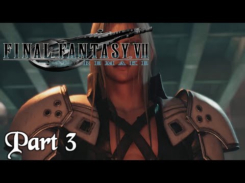 FINAL FANTASY 7 REMAKE(PS5)Walkthrough Gameplay Part 3 Shadow from the past