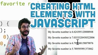 8.2: Creating HTML Elements with JavaScript - p5.js Tutorial