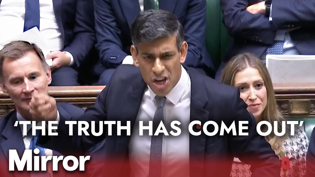 Furious Rishi Sunak reacts to Rachel Reeves 2024 Budget