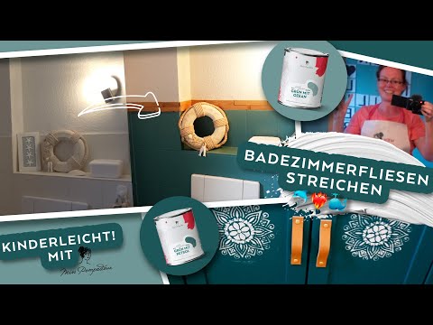 Sinas Kofferkamera: Gäste-Wc Makeover - Fliesen streichen leicht gemacht!
