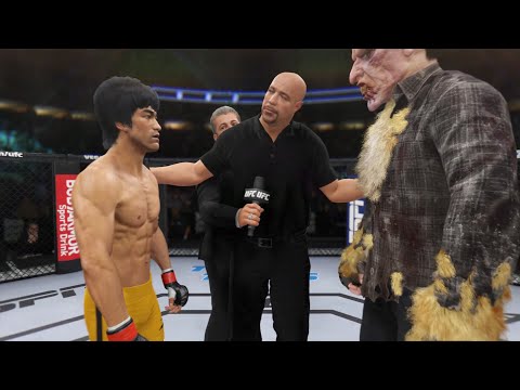 Bruce Lee vs. Count Dracula - EA Sports UFC 4 - Epic Fight 🧛‍♂️🔥🐲
