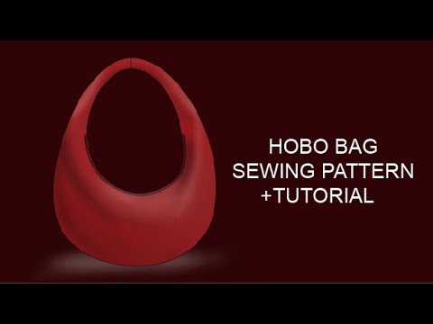 How to sew a Hobo Bag [ Free Sewing Pattern & Tutorial ]