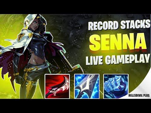 RECORD STACKS PER MINUTE SENNA! - Wild Rift HellsDevil Plus Gameplay