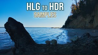 DJI Osmo Pocket 3 | HLG Samples Published in HDR