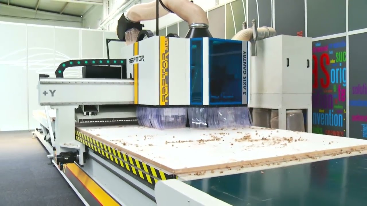 AES LINE R   3 Axis CNC Router   Full Automatic Production Line