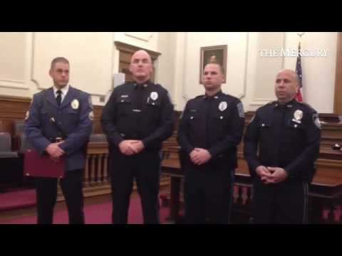 Police officers from #Lansdale #Towamencin & #UpperGwynedd receive commendations from #MontcoPa DA K