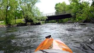 preview picture of video 'NFCT Kayakathon Day 5 Video - 20090604_09:15:38 - Saranac Lake Village'