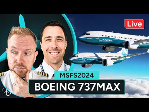 This Is How REAL Pilots Actually Fly a 737 MAX - LIVE