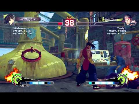 SSF4 AE 2012 PC: SillyPeasant (Yang) vs Tharty1 (Ryu)