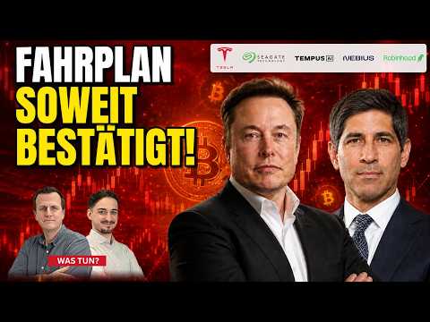 Tech im Plus - Korrektur beendet? Tesla, Robinhood, Nebius, Tempus AI, Seagate, Bitcoin